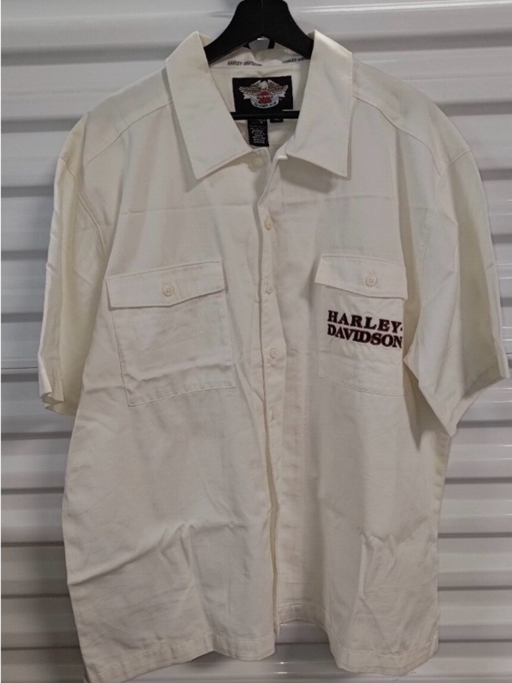 Harley-Davidson Shirt Mens Size 3XL 1903-2008 105TH Mechanic Motorcycle Vintage